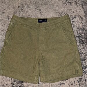 Abercrombie & Fitch Khaki Stretch Shorts